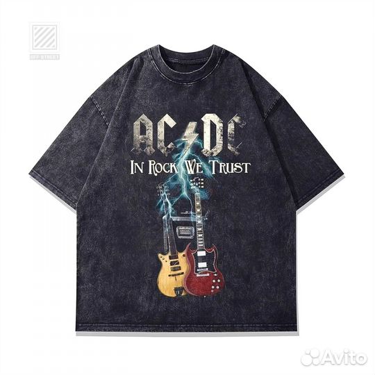 Футболка оверсайз Ac / Dc