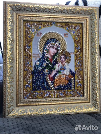 Икона из бисера