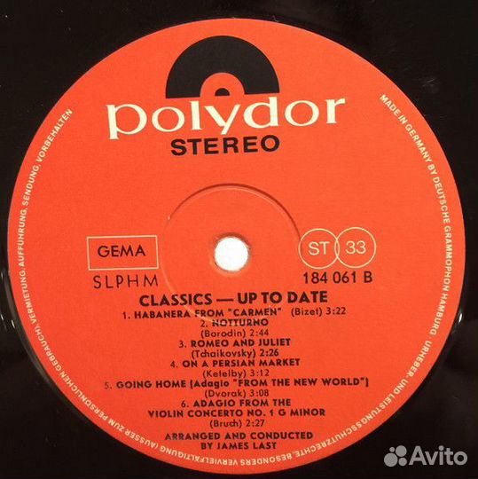 LP.James Last - Classics Up To Date - 1966