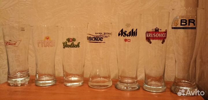 Пивные бокалы и кружки