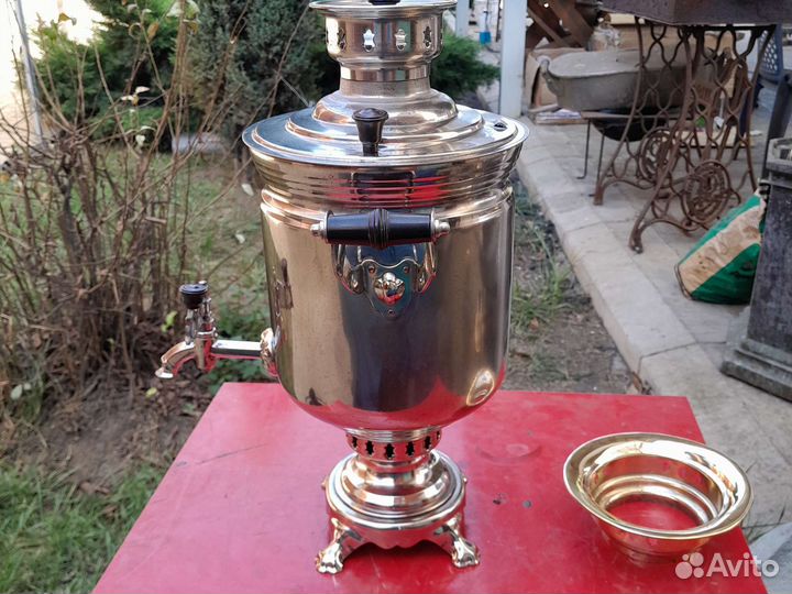 Тульский самовар на дровах