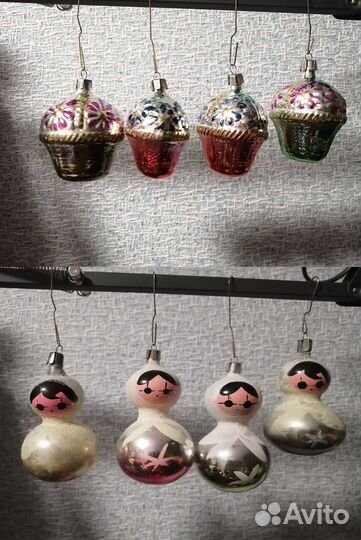 Елочные игрушки СССР