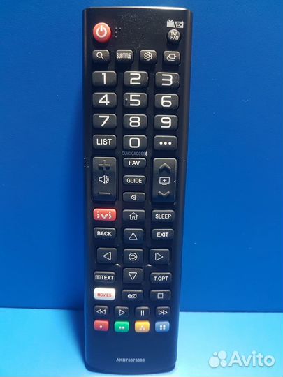 Пульт для тв LG AKB75675303 с кнопкой 