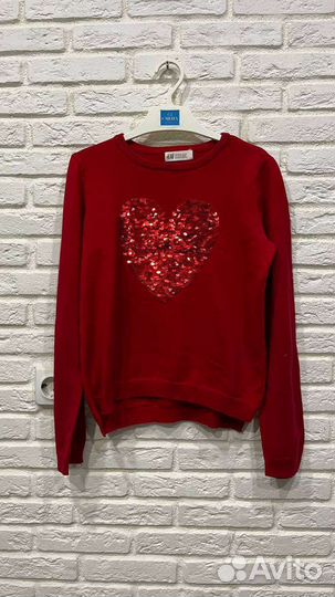 Свитер h&m на девочку 140