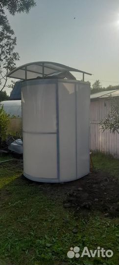 Дачный душ с подогревом