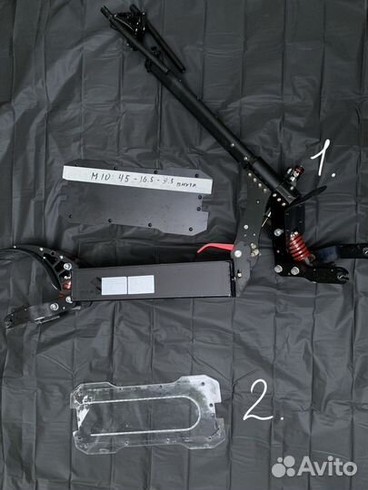 Запчасти для электросамоката currus m10