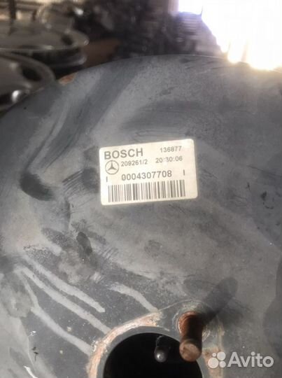 Вакумный усилитель mercedes