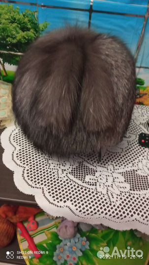 Шапка из чернобурки