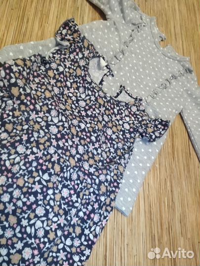 Вещи пакетом для девочки от 74 до 86