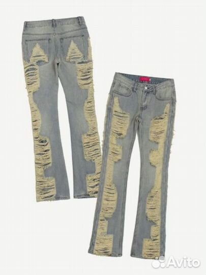 Джинсы y2k archive opium flared jeans