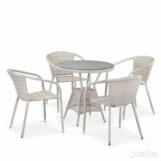 Комплект плетеной мебели T705ANT-Y137C-W85 4Pcs La