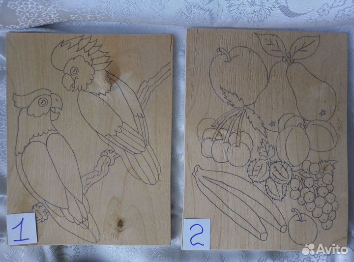 Доски для выжигания с рисунком