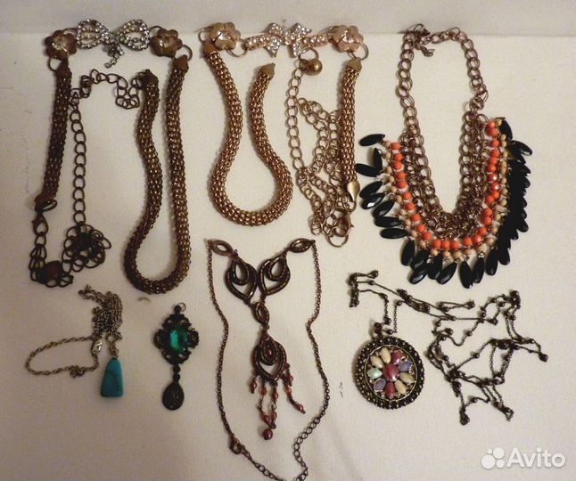 Винтажная бижутерия. Продажа одним лотом. № 1