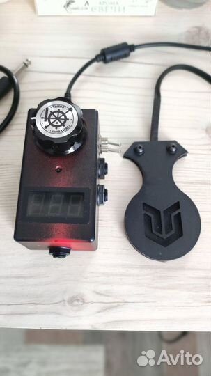 Блок питания и педаль для тату машинки