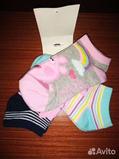 Новые носки Peppa Pig Свинка Пеппа