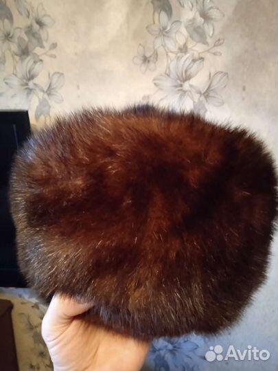 Шапка норковая женская