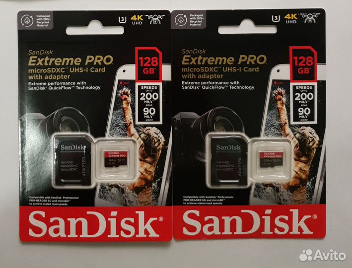 Карта памяти: SanDisk micro sdxc Extreme Pro