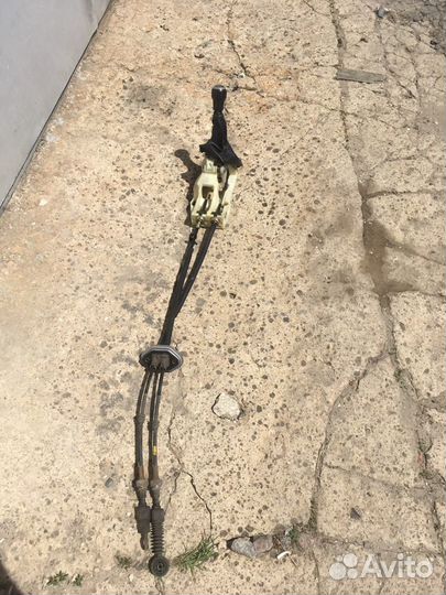 Кулиса с тросами hyundai getz(мкпп)