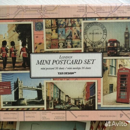 Открытки с видами Праги и конверты