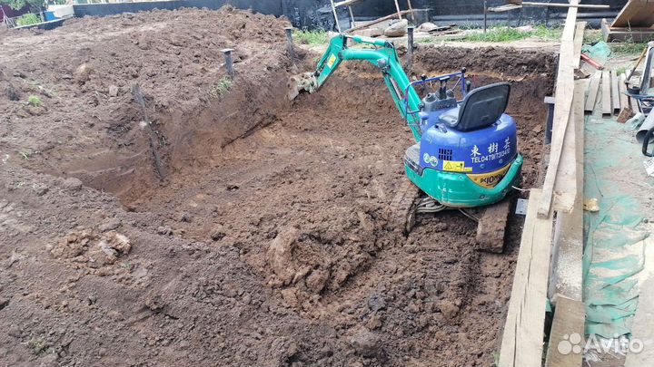 Услуги мини экскаватора