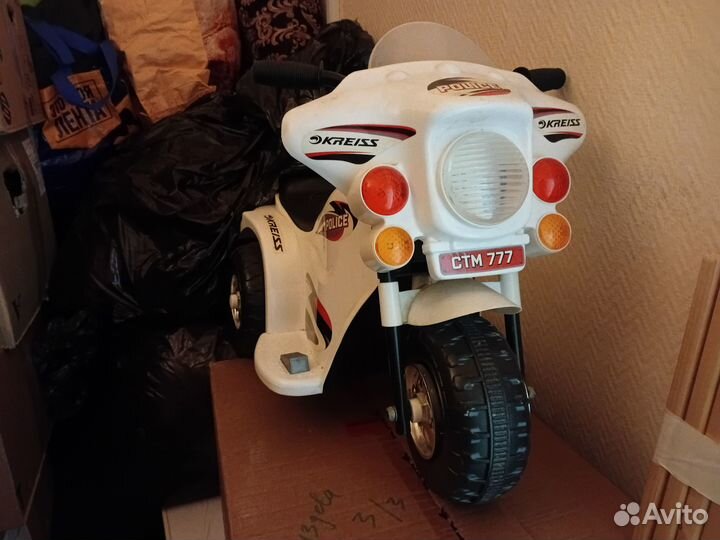 Детский электроскутер до 15 кг