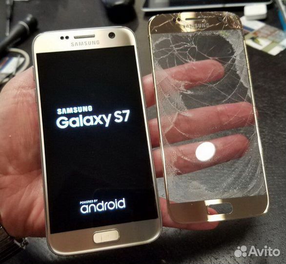 Переклейка дисплеев