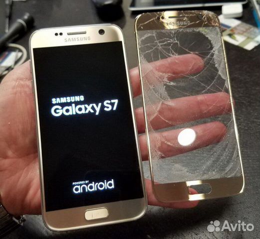 Переклейка дисплеев