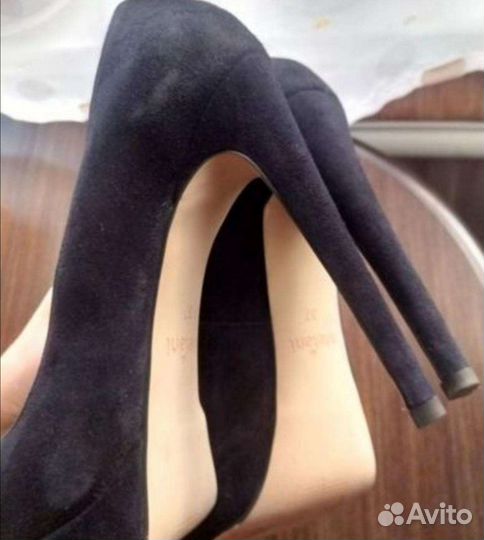 Туфли замшевые