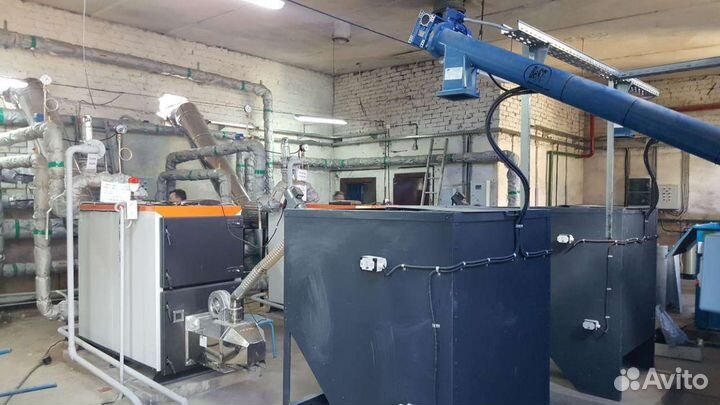 Котел твердотопливный пеллетный Hard Pellet Tis