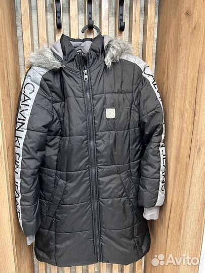 Куртка пуховик calvin klein jeans черный