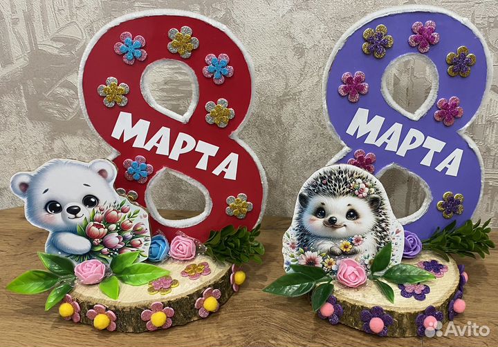 Поделка на 8 марта