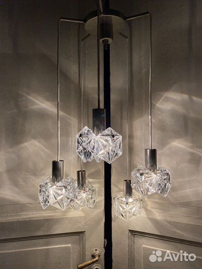 Хрустальная люстра СССР искра