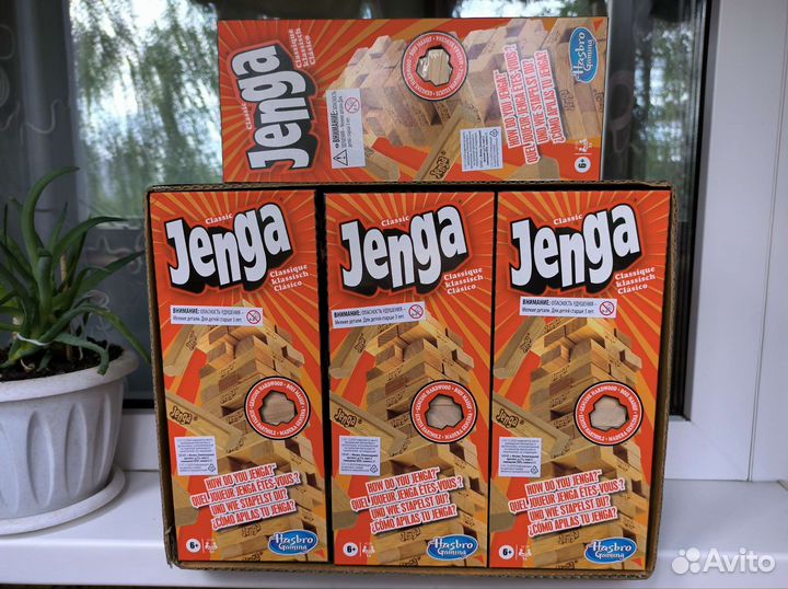 Настольная игра Jenga, Дженга новая