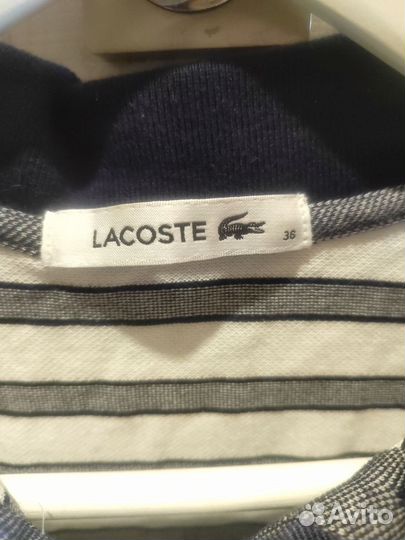 Платье поло lacoste