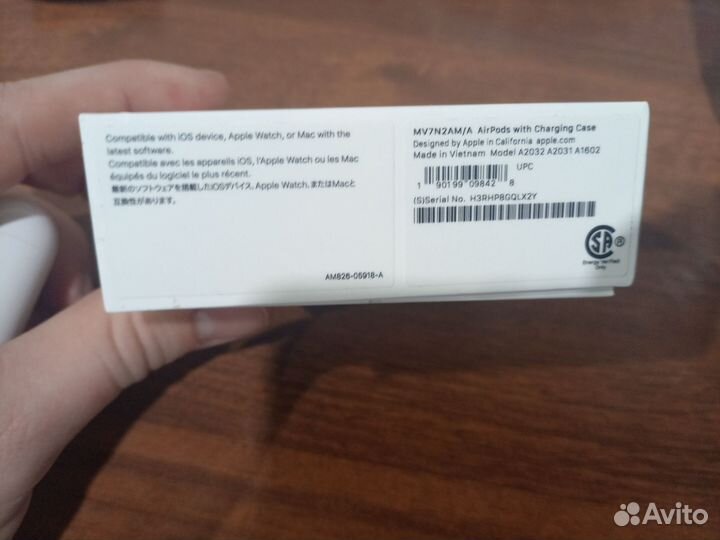 Apple airpods 2 правый