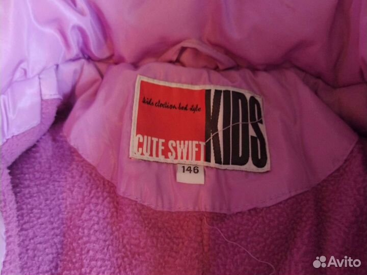 Пуховик на девочку. Рост 146. Новый