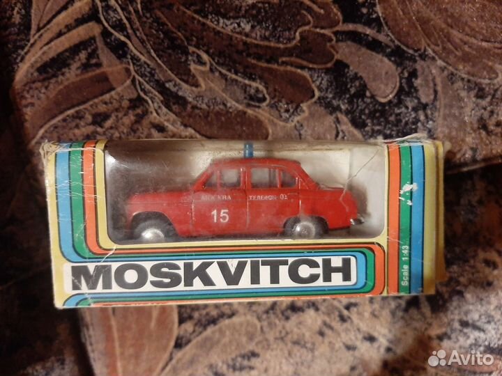 Москвич 403 Пожарная охрана агат Тантал 1:43