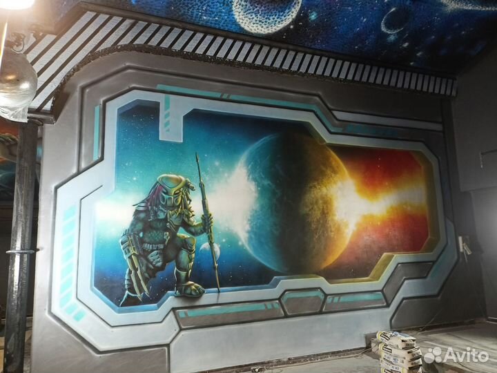 Роспись стен. Картины на заказ