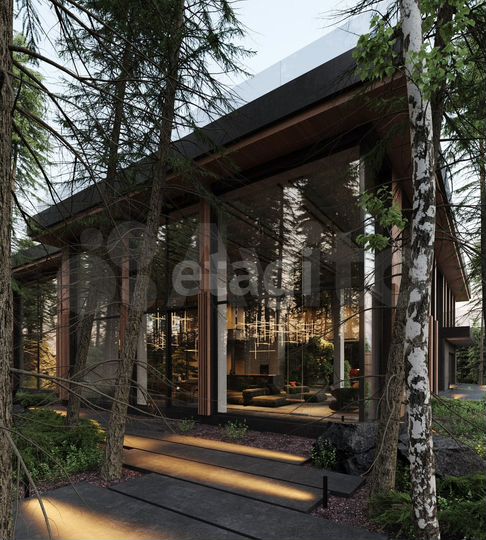 Коттедж 1500 м² на участке 39 сот.