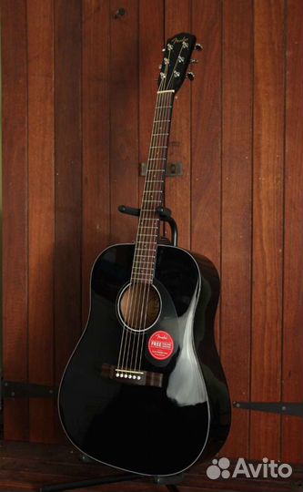 Fender CD-60S BLK акустическая гитара