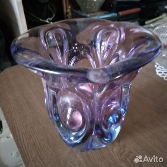 Красивая ваза,чехия,50-е годы