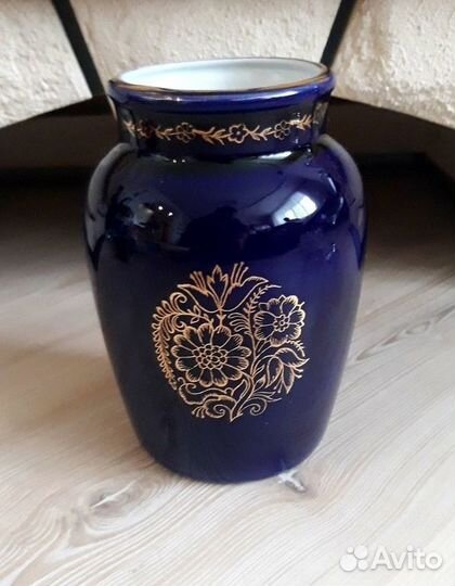 Вазочка кобальтовая лфз прелесть