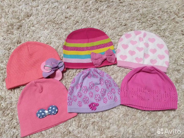 Головные уборы на девочку, возраст от 3 до 5 лет