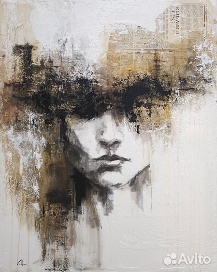 Картина абстракция