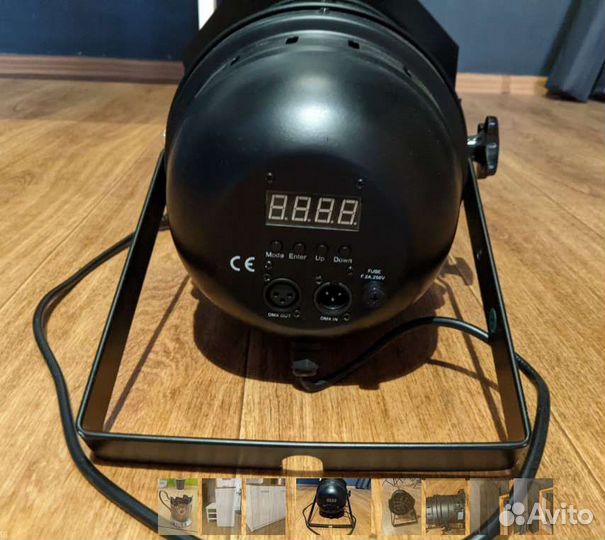 Прожектор Light MaXX LCD Display LED PAR 64 TRI