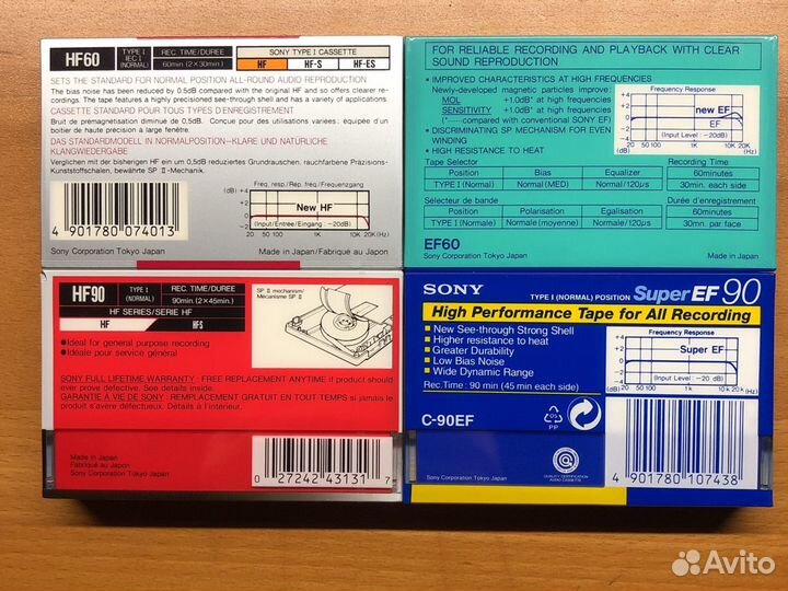Кассеты sony