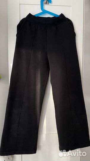 Брюки школьные на флисе 140