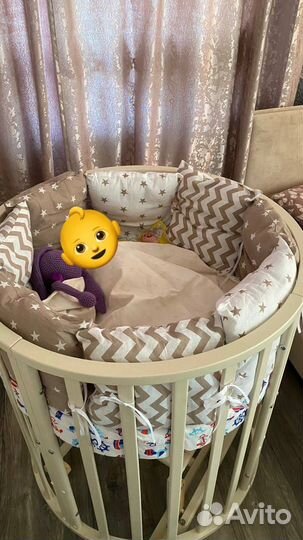 Детская кровать трансформер с маятником