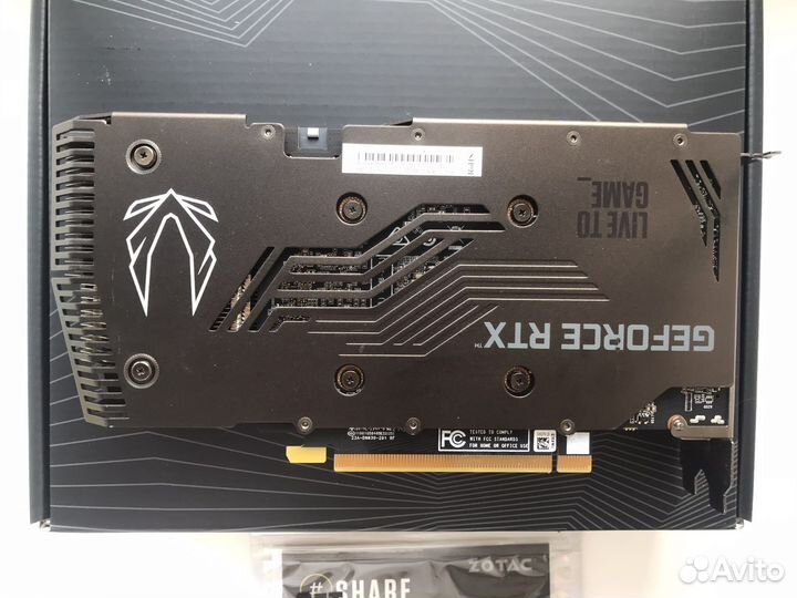 Видеокарта zotac RTX3060 TI