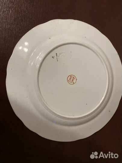 Тарелка. И.Е.Кузнецов экспортная марка